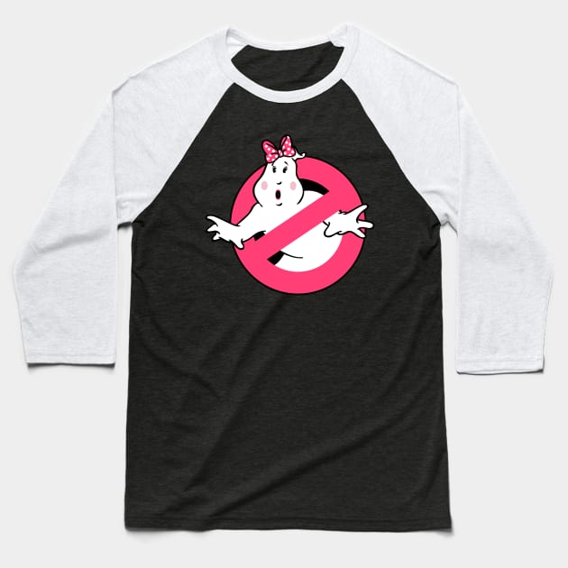 Lady Ghostbusters Baseball T-Shirt by prometheus31